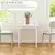 Homestar Jedilna miza 75x75x76 cm bela