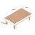 Hanah Home Klub sto Bohem 853, 180x35.6x60 cm, Krem-smeđi