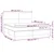 Vidaxl Box spring postelja z vzmetnico temno siva 200x200 cm žamet