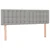 Vidaxl Box spring postelja z vzmetnico svetlo siva 140x200 cm blago