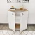 HANAH HOME Komoda Nuanse Oak White