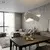 Luster na sajli VIENO 3xE27/15W/230V bela
