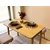 HANAH HOME Vina Mini 06 0701 Oak Soho Grey set stola stolica i klupe