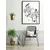 shumee PLAKAT ZA SLIKE V OKVIRJU 43x33 cm Jelen P585