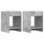 Stalak za biljke s policom 2 pcs Betonsko Siva 30 x 30 x 40 cm
