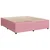 Vidaxl Box spring postelja z vzmetnico roza 200x200 cm žamet