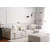 ATELIER DEL SOFA Ugaona garnitura Yolo Corner White