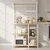 Songmics Kuhinjska polica 42x90x167.3 cm rjava