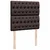 vidaXL vidaXL Box spring postelja z vzmetnico temno rjava 100x200 cm blago, (21305949)