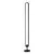 Podna lampa Barto RGB/19W crna