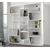 Conceptum Hypnose Polica 125x135,7x22cm Bela