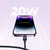 Joyroom Kabel serije Multi-Color A14 USB-C – iPhone Lightning 20 W, 1,2 m – črn