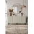 Hanah Home komoda Apolos 150, 150 cm, bela / travertin