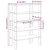 Stalak za cipele boja betona 61x32x87,5 cm konstruirano drvo