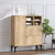 Hanah Home Komoda Ewa 100x125x35cm Hrast