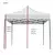 Greenline pop-up paviljon s kompletom 4 sten - 3x3m - bel