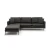 ATELIER DEL SOFA Ugaona garnitura Reya Dark Grey