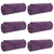 Pokrivači za bacanje 6 pcs Ljubičasta 200 x 150 cm Runo