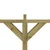 Vidaxl Prislonska pergola 2x4x2,2 m lesena