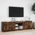 TV ormarić s LED svjetlima boja hrasta 180x34x50 cm drveni