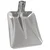 Glava lopate 4 pcs Srebrno 45 x 38 cm Aluminij