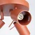Sollux SL.1509 - Spot svetiljka RING 3xGU10/10W/230V crvena