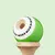 KROM Kendama Light Green Universal