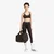 Modrček adidas Optime Workout Snake Strappy Light Support Bra Aurora Coffee/ Black M