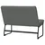 Vidaxl Klop temno siva 100x75x76 cm blago
