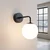 Sollux SL.1661 - Zidna lampa ASTRAL 1xG9/8W/230V crna
