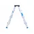 Aluminijasta dvostranska lestev 4-stopniška 150kg 82131