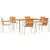 Vrtni set za objed 7 pcs