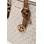 MICHAEL Michael Kors Ročna torbica  slonovina / karamel / temno rjava