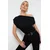 Trendyol Milla Ženska bluza, Crna