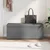 Stolica Tamno siva 101 x 41 x 40 cm Tkanina i konstruirano drvo