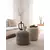Lessentiel Maison Tabure 40x40x40cm, Sivo