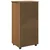 Vidaxl Gležnji kabinet s kolesom Medeno rjava 53 x 39 x 103 cm