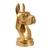 Aberto Design Dekorativna figura Danua Dog, Zlatna