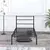 Hanah Home Ram za krevet Basic, 90x190 cm,Crni