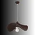 Opviq luster Kelebek-40-8017, 1 × E27, braon