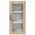 Vidaxl Stenski stekleni omarica LUCCA Sonoma hrast 40 x 31 x 80 cm