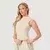 GymBeam Women‘s NEO Turtleneck Top Almond