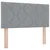 Vidaxl LED Box Spring Postelja Svetlo siva 120 x 200 cm blago