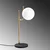 Opviq Stona lampa, Crna