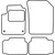 Textile car mats VW UP 2012-