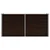 Vidaxl Visoka greda rjava 160x40x77 cm pocinkano jeklo