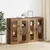 Vidaxl Ogreti omarice 2 pcs Star les 69,5 x 34 x 90 cm Konstruiran les