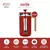 Coffee-maker, made from borosilicate glass, 1L, Pisa, Red - La Cafet