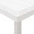 Vidaxl Komplet za jedilnico v vrtu 17 pcs Bela Polt rattan