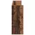 Polica za časopise s policom 2 pcs Staro drvo 60 x 12 x 30 cm